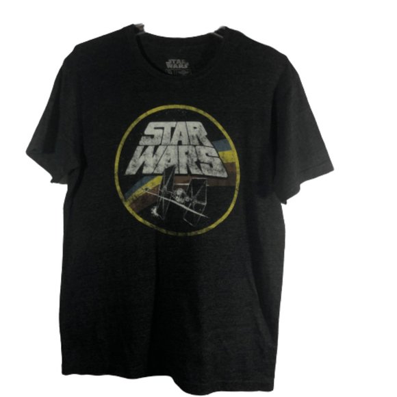 Retro Star Wars Tie Fighter T-Shirt - Picture 1 of 7
